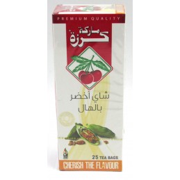 Teebeutel CHERRY  Grun mit...